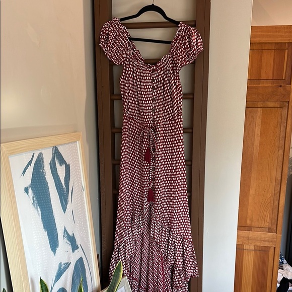 Tiare Hawaii Riviera Ruffled Off-the-Shoulder Maxi - Picture 2 of 5